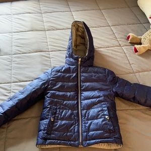 Boys Reversible Ralph Lauren Polo Coat Jacket size 5, 6 winter